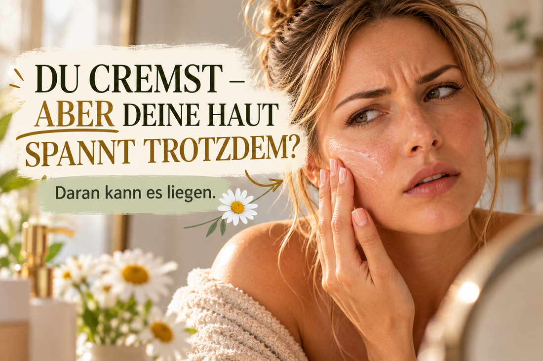 Trockene Haut trotz Creme: Warum spannt meine Haut trotzdem?